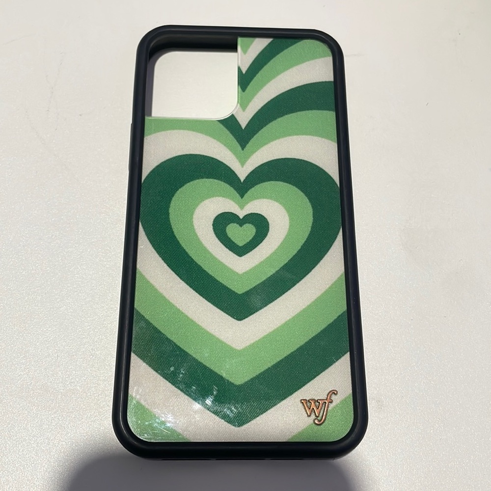 Wildflower iPhone 12/12 Pro Matcha Latte Phone Case